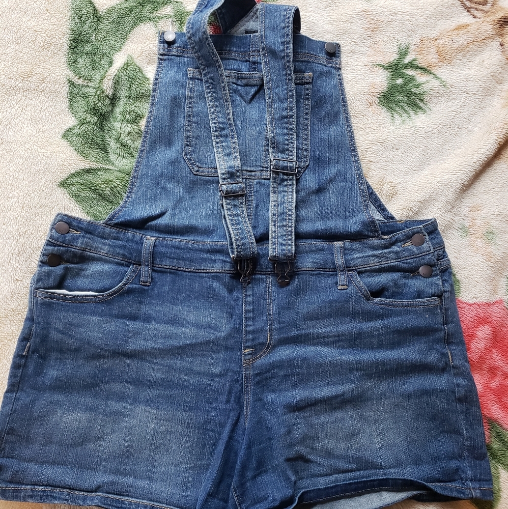 Jean Short Overalls